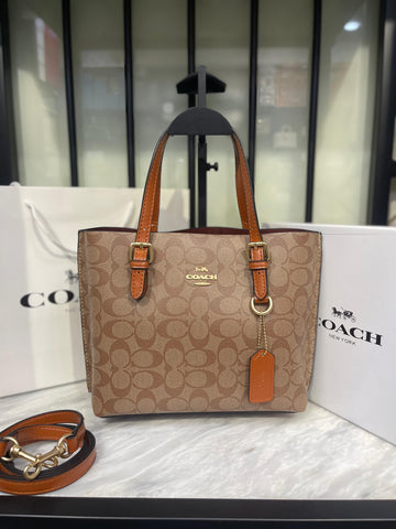 Coach Mollie Tote Bag 25 In Signature Canvas