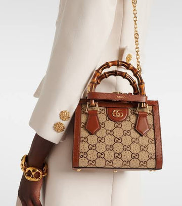 Gucci Diana Mini GG canvas tote bag