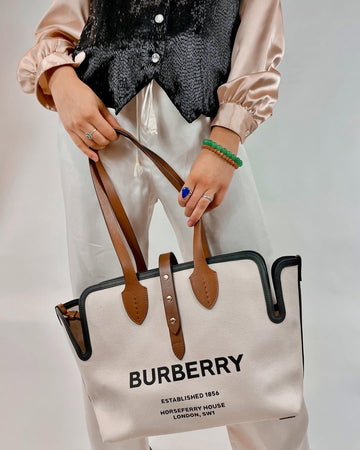 Burberry The Soft Cotton Canvas Belt Bag