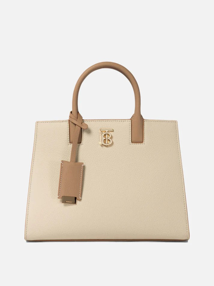 BURBERRY Frances leather top-handle bag jnd
