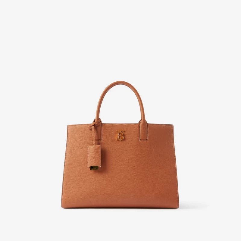 BURBERRY Frances leather top-handle bag jnd