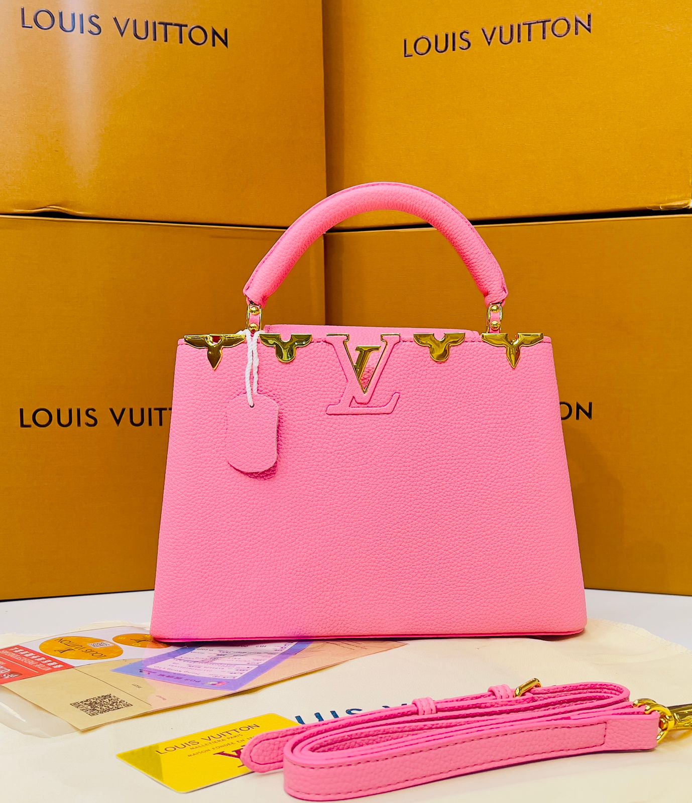 Mini Women Leather Shoulder Bags Pink