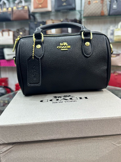 Coach Rowan Satchel Bag In Signature Canvas