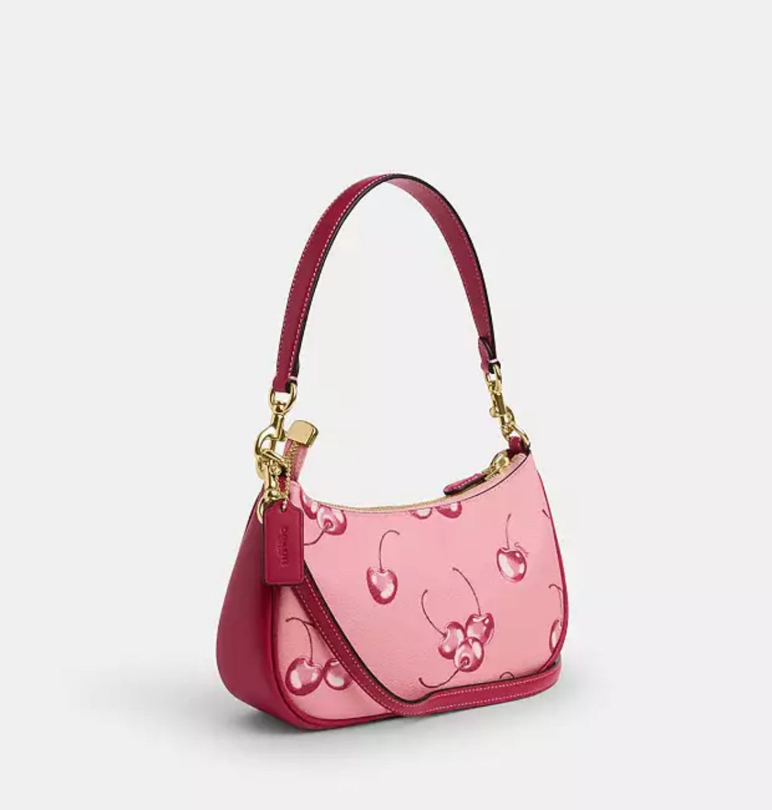 Coach Teri Shoulder Bag With Cherry Print