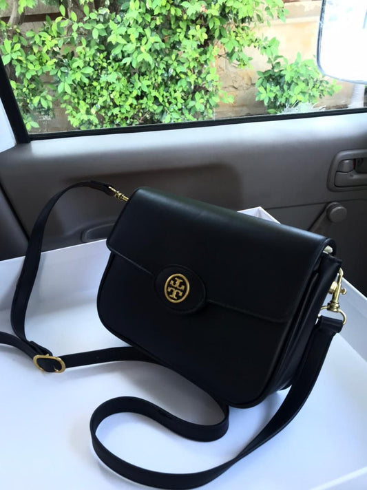 Tory Burch Robinson Spazzolato Convertible Shoulder Bag