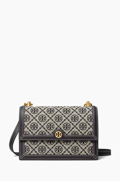 TORY BURCH T Monogram Shoulder Bag in Jacquard