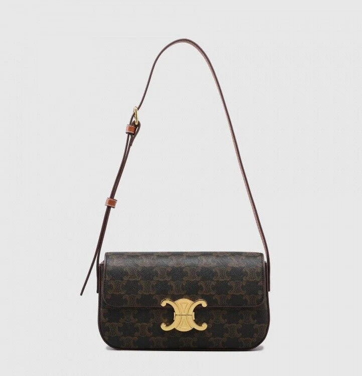 Celine Underarm shoulder calfskin