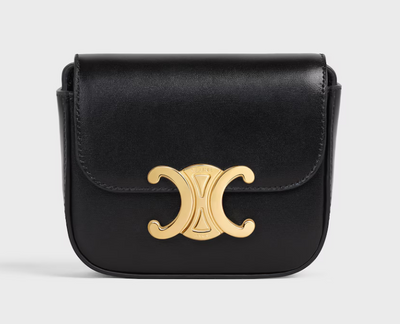 Celine MINI CLAUDE IN Shiny calfskin