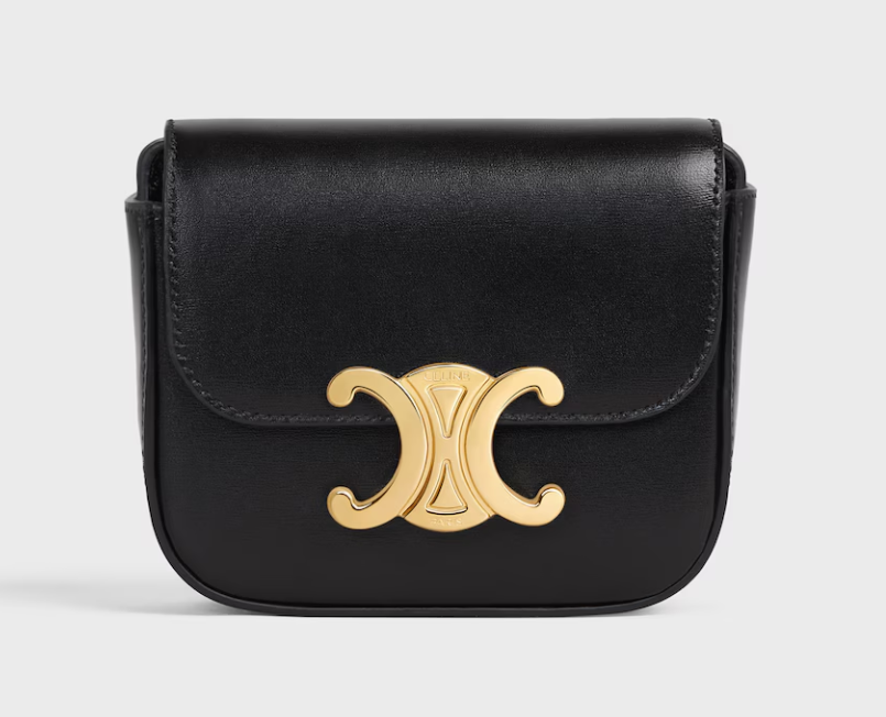 Celine MINI CLAUDE IN Shiny calfskin