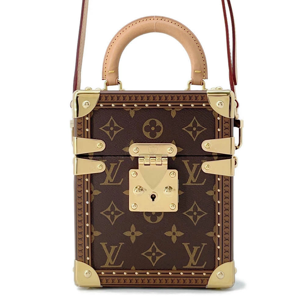 LOUIS VUITTON Camera box Monogram Brown