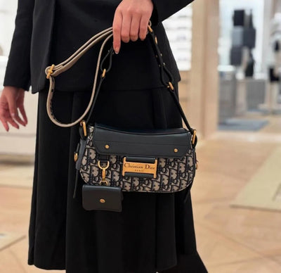Dior Vibe D-print canvas bag