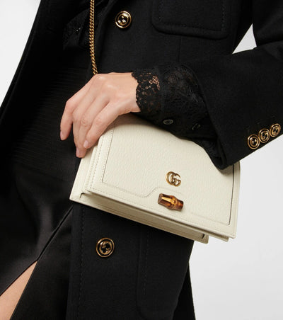 Gucci - Diana Mini leather shoulder bag