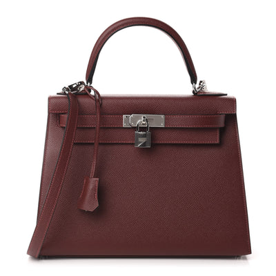 Hermes  Epsom Kelly Sellier 28 Rouge H