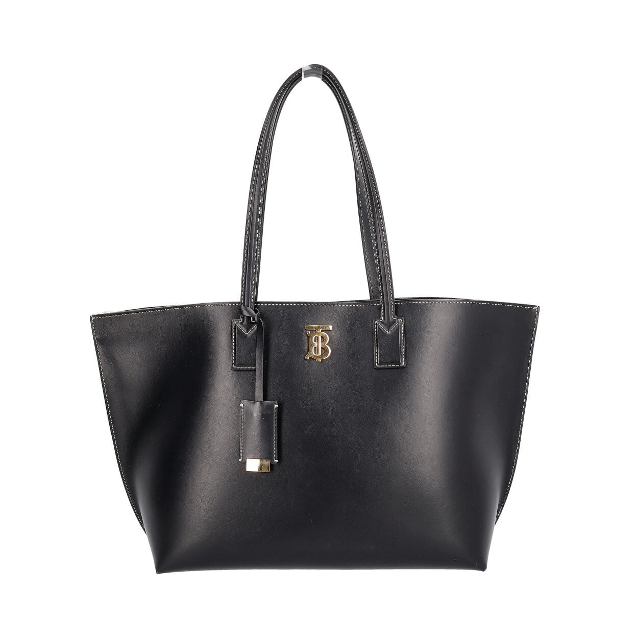 Burberry Smooth Leather TB Tote Bag