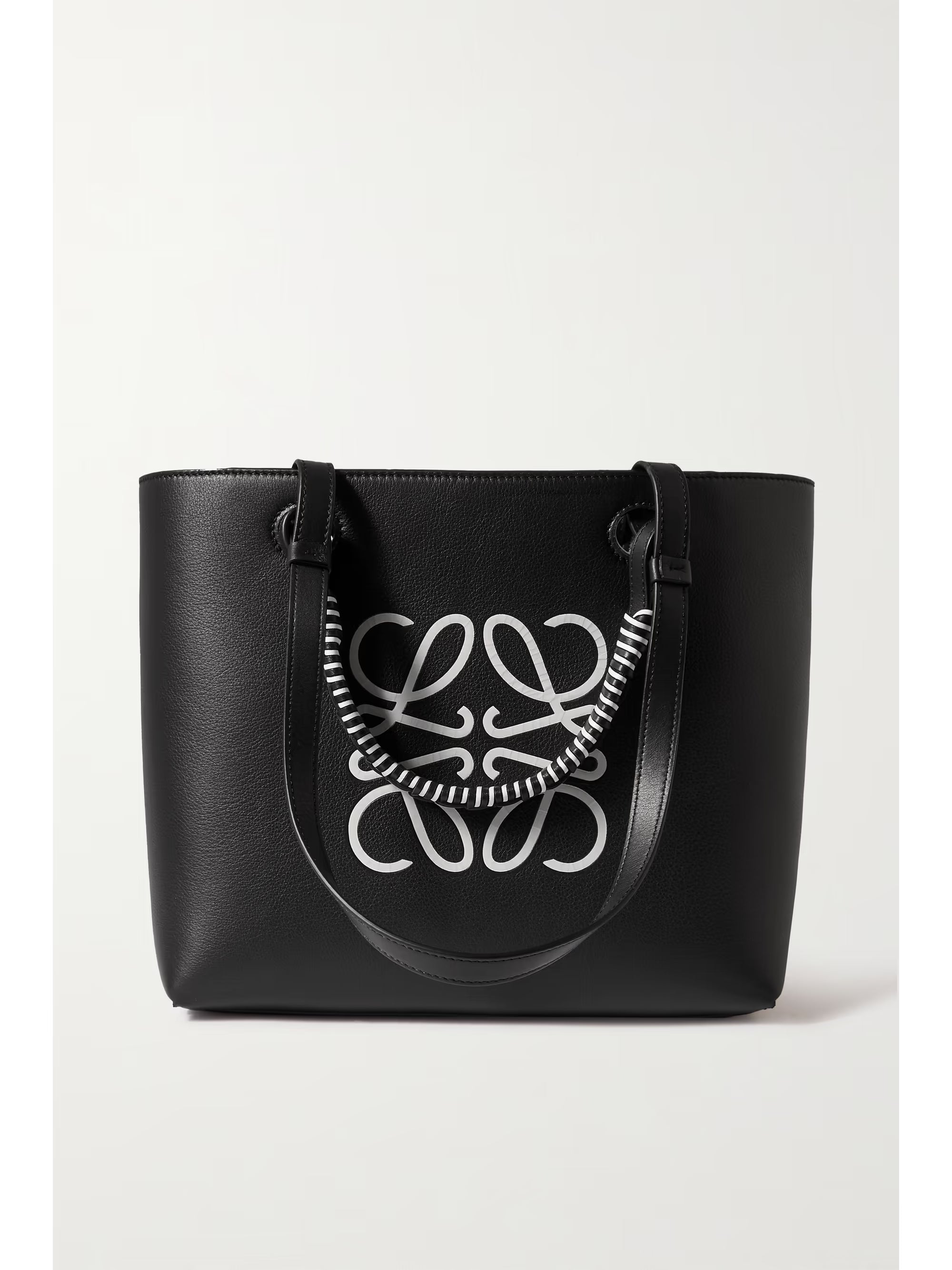 LOEWE Anagram debossed printed leather tote