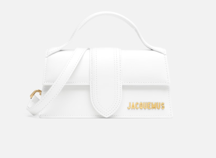 The Bambino Small handbag with adjustable crossbody strap.