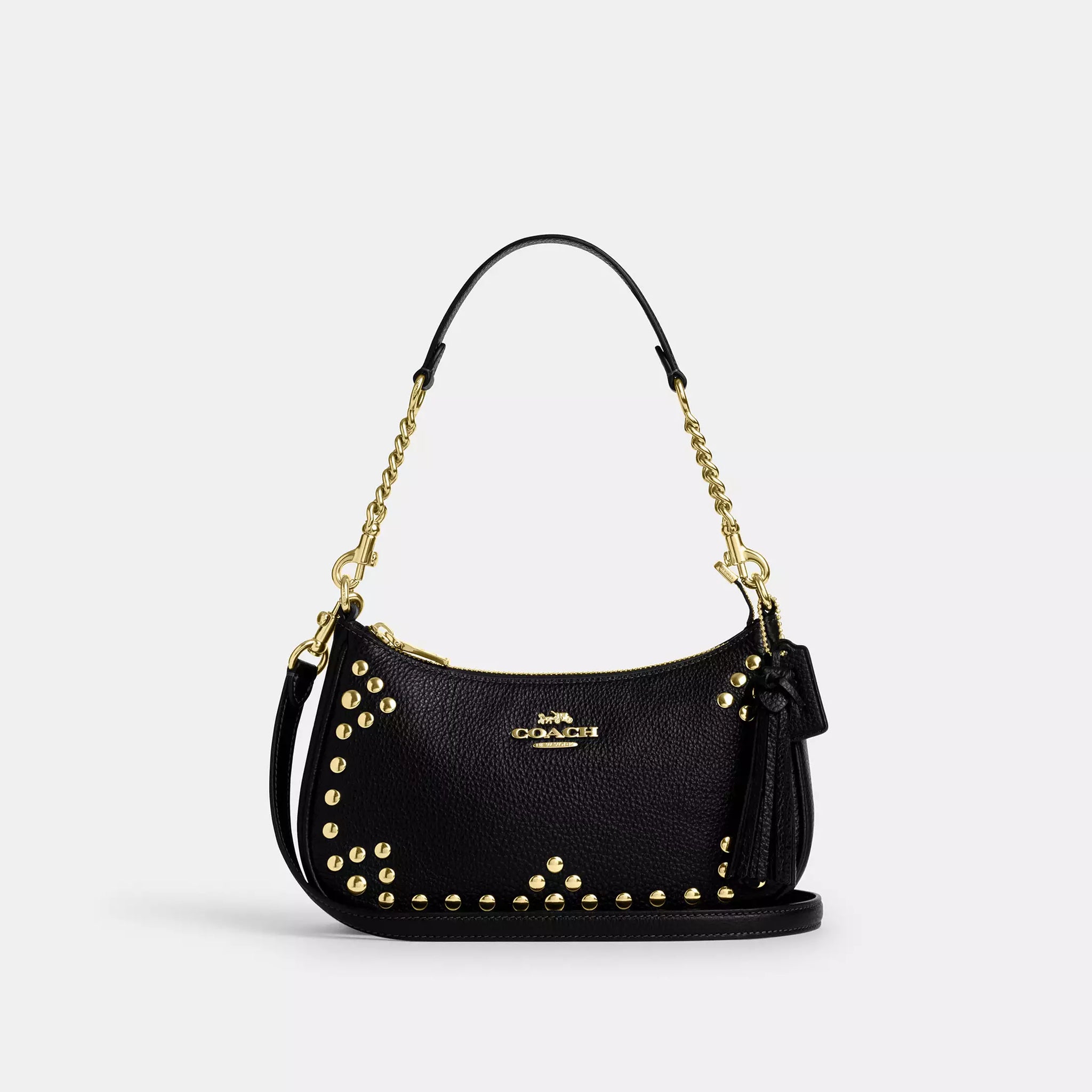 Coach Teri Shoulder Bag With Rivets