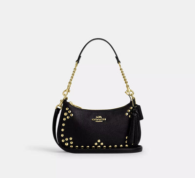 Coach Teri Shoulder Bag With Rivets
