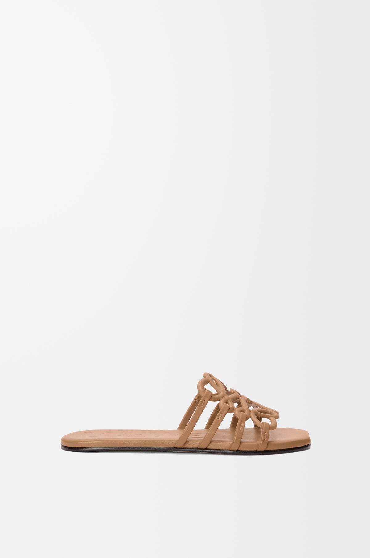 LOEWE Petal Anagram slide in soft calfskin