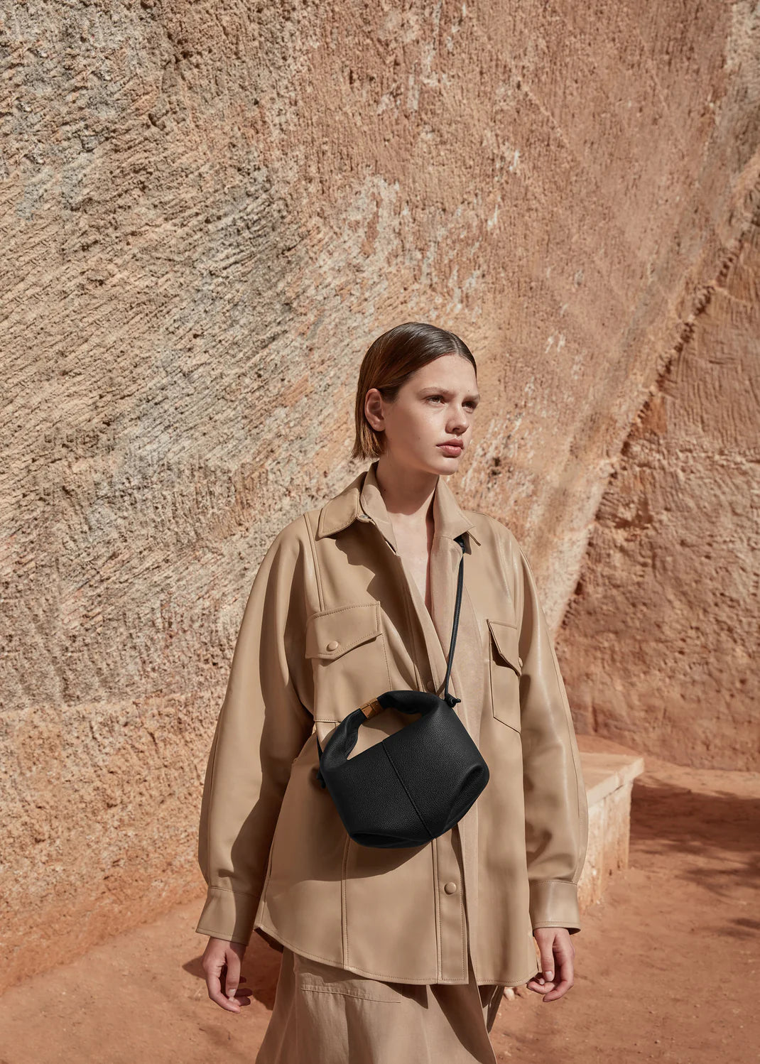 Polene Béri Edition Textured Black