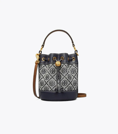 Tory Burch T Monogram Jacquard Mini Bucket Bag