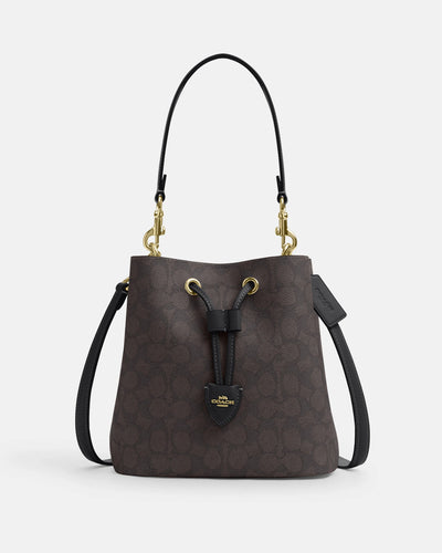 Coach Rowan Bucket Bag In Signature Canvas