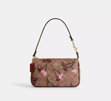 Coach Nolita 19 In Signature Canvas With Cherry Print