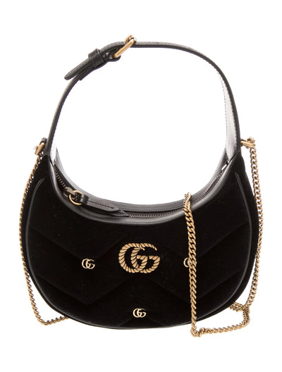 Gucci  GG Marmont Half-Moon-Shaped Mini Bag hover