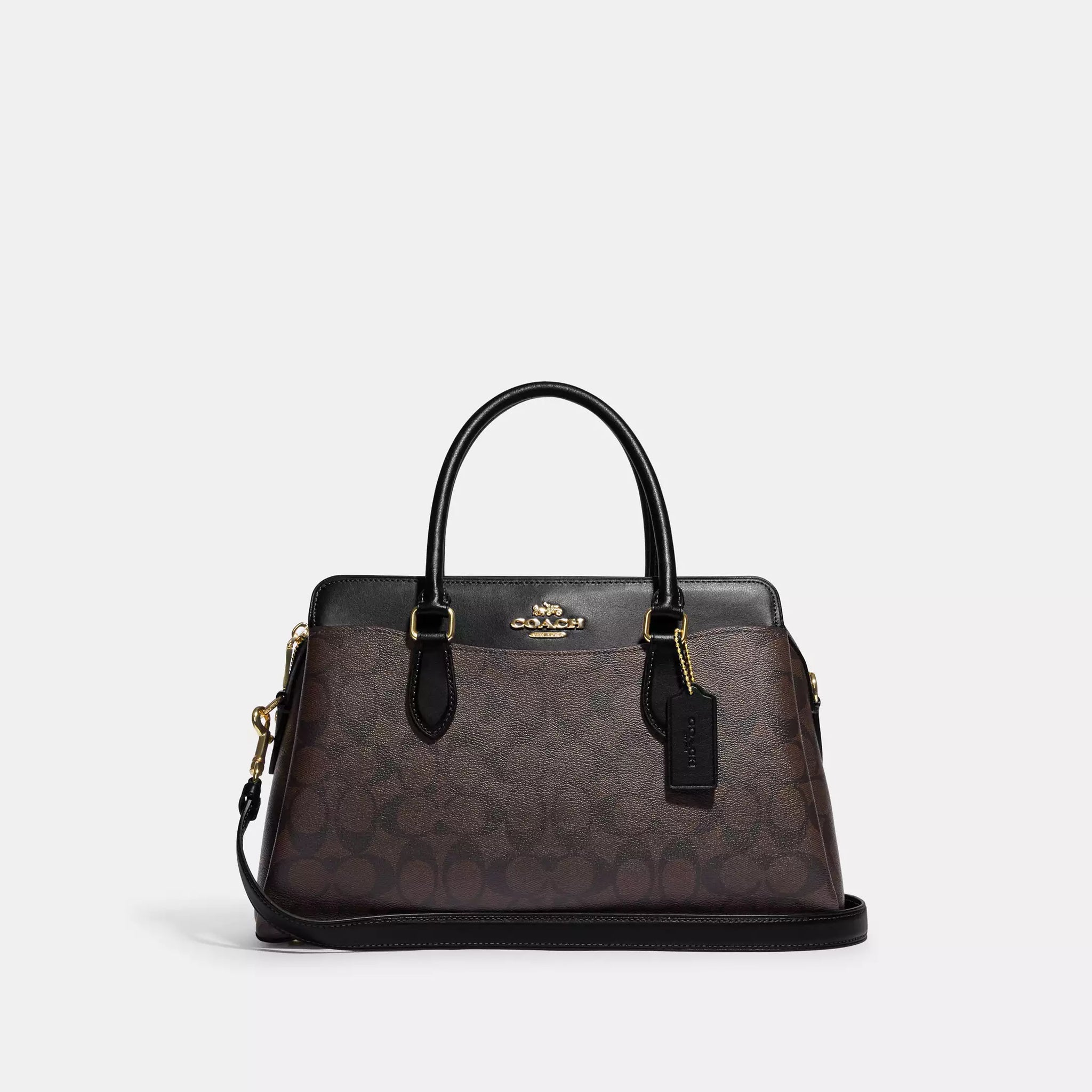 Coach Darcie Carryall Bag In Signature Canvas