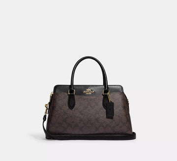 Coach Darcie Carryall Bag In Signature Canvas