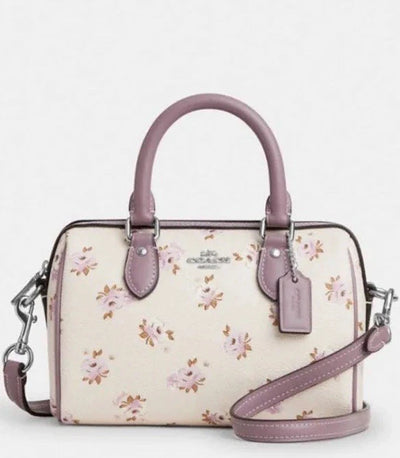 Coach Mini Rowan Crossbody Bag With Floral Print