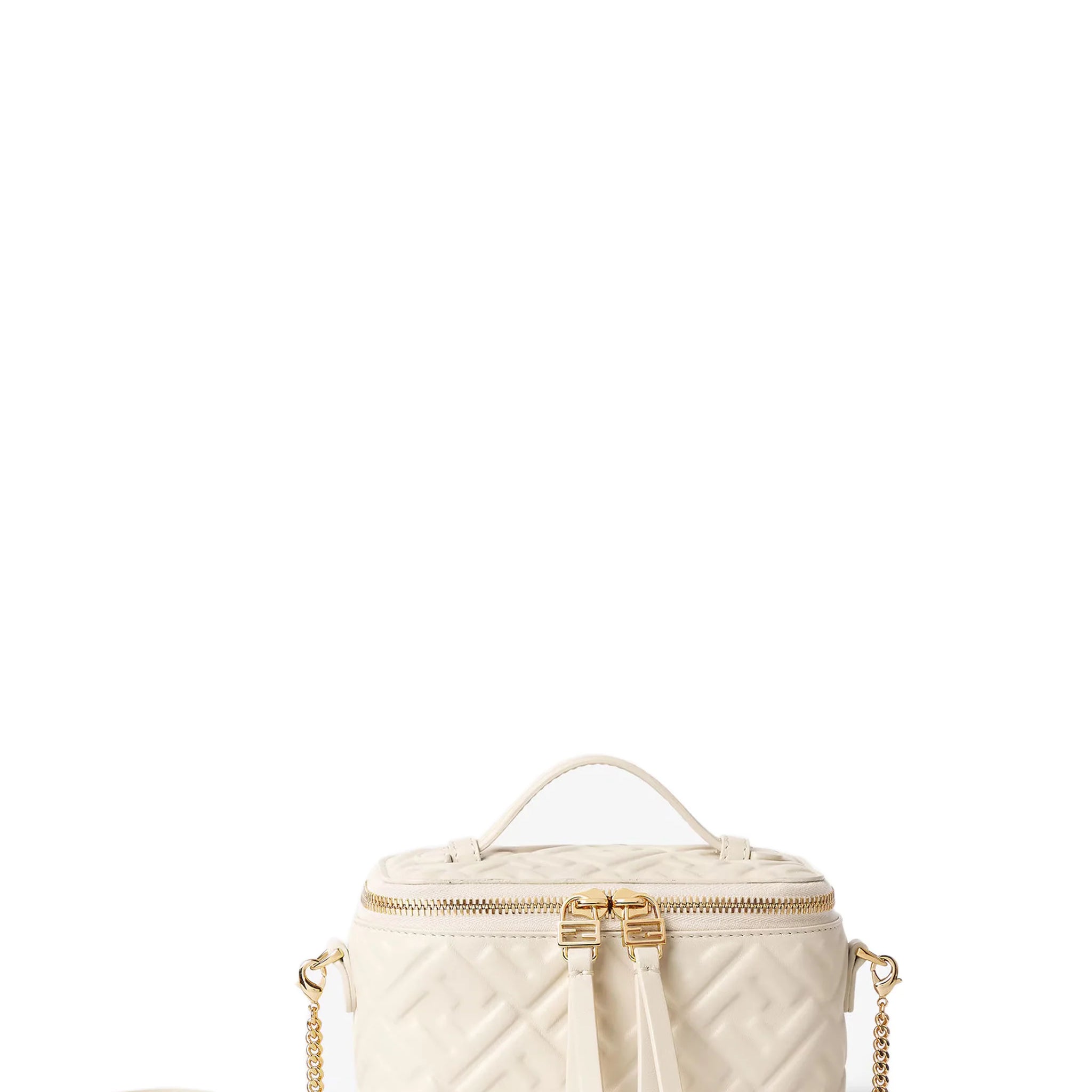 FENDI Vanity FF-monogram quilted tote bag