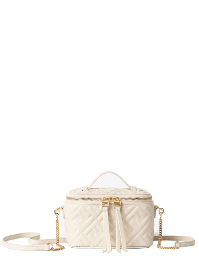 FENDI Vanity FF-monogram quilted tote bag