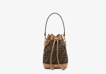 Fendi Mon Tresor Brown FF fabric mini-bag
