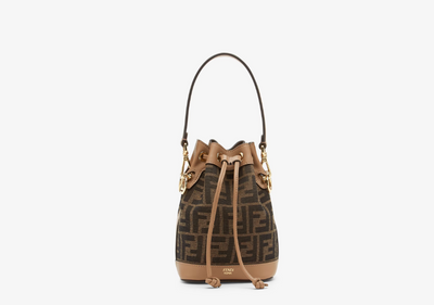 Fendi Mon Tresor Brown FF fabric mini-bag