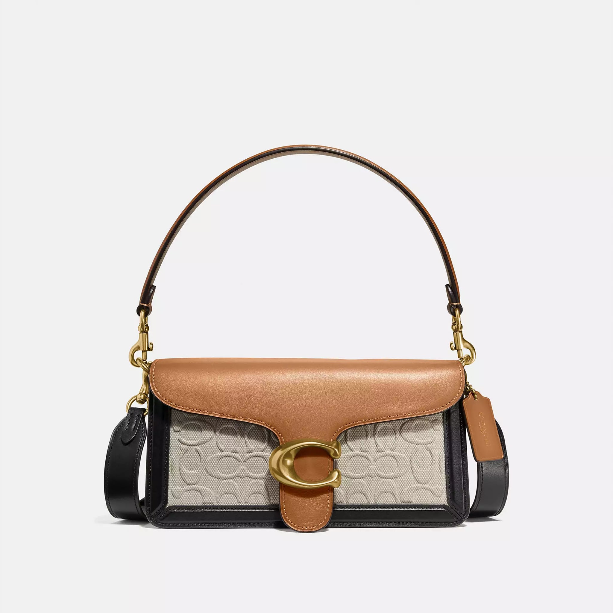 Coach Tabby Shoulder Bag 26 In Blocked Signature Canvas