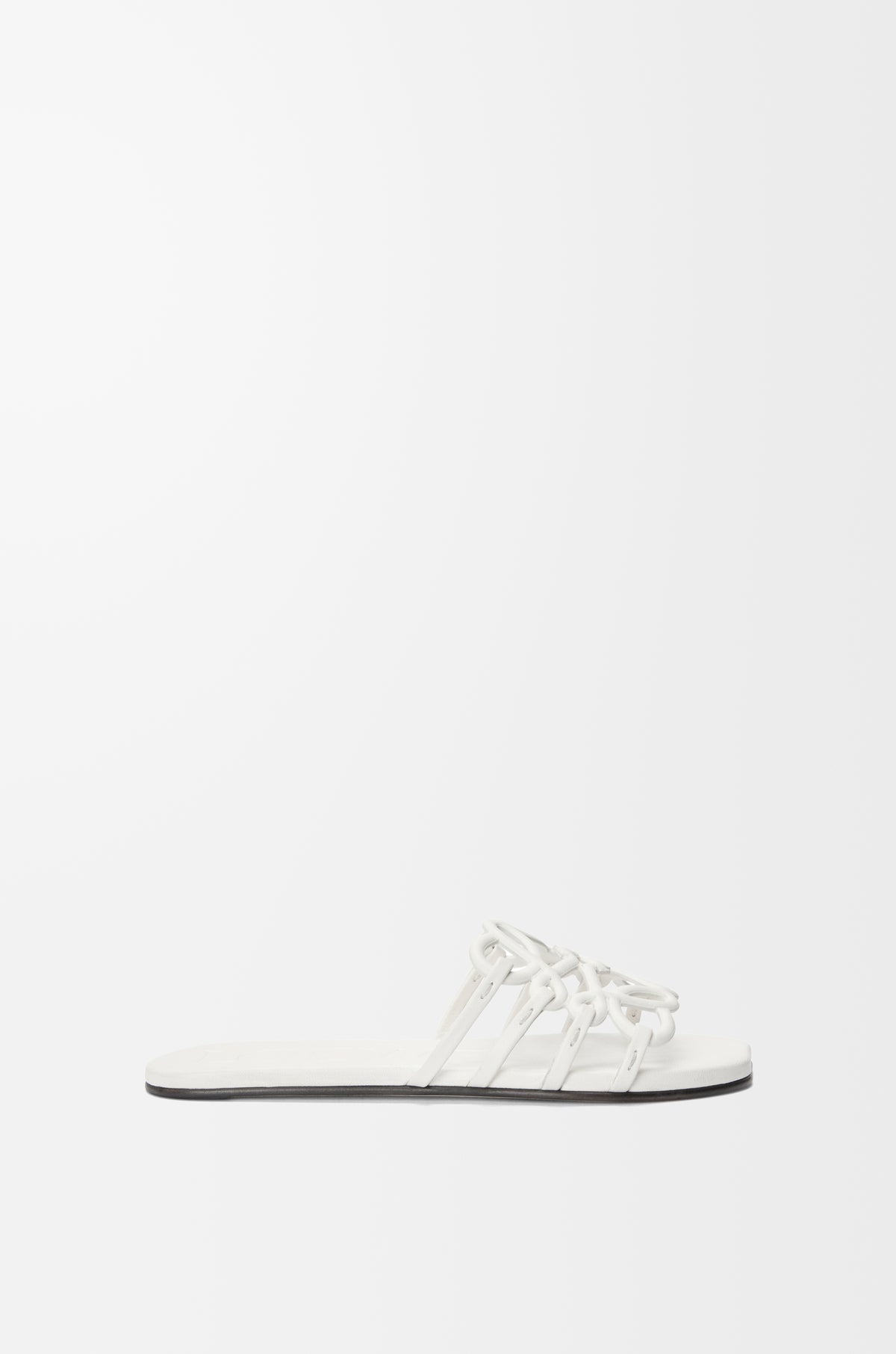LOEWE Petal Anagram slide in soft calfskin
