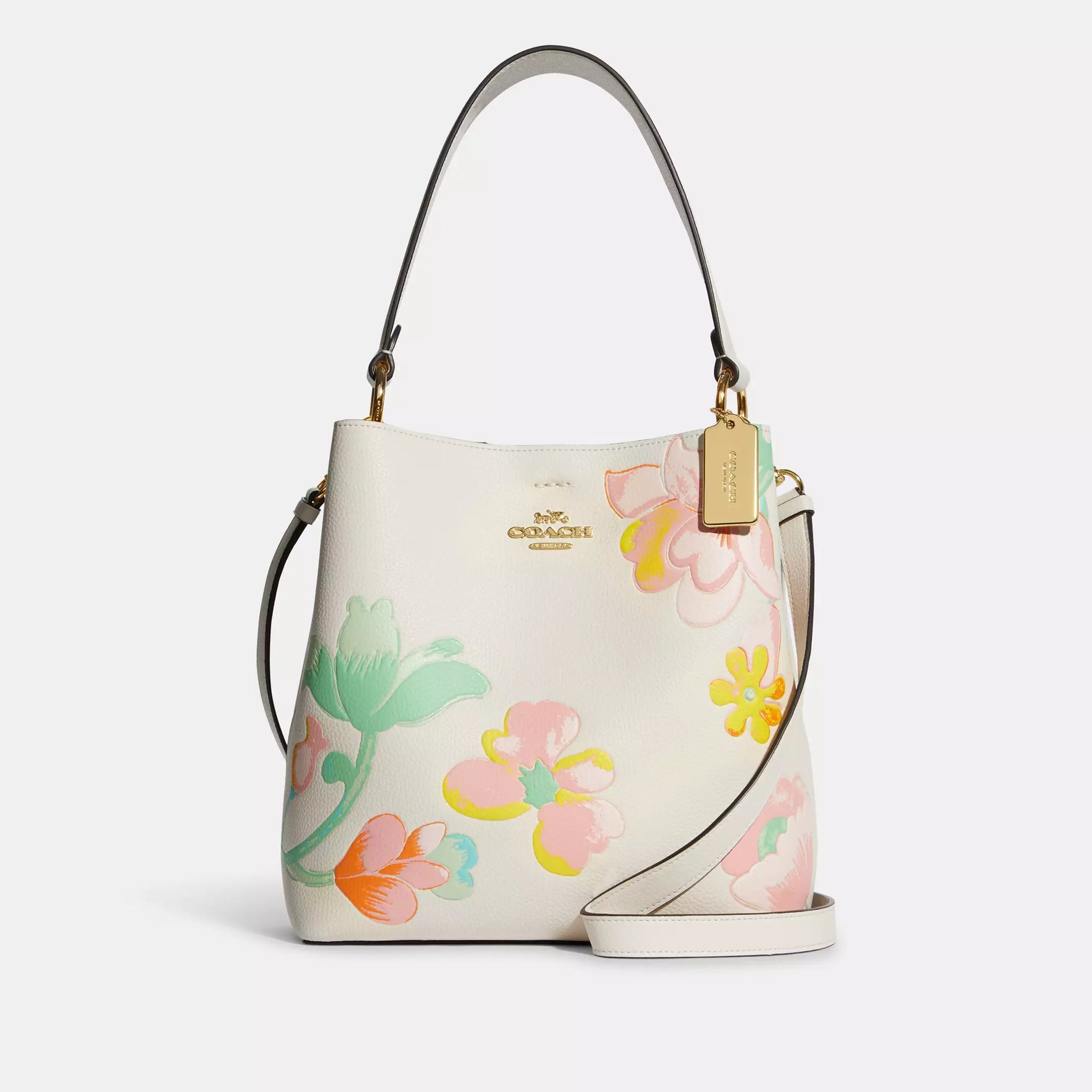 Coach Town Bucket Bag With Dreamy Land Floral Print