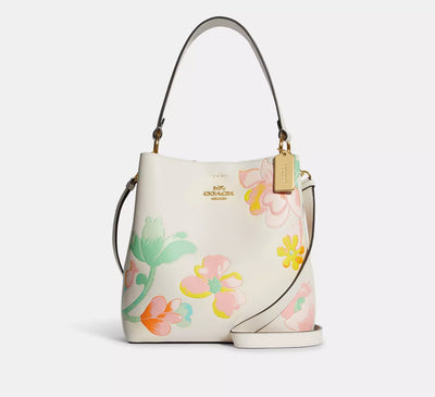 Coach Town Bucket Bag With Dreamy Land Floral Print