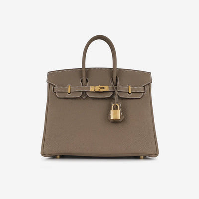 Hermès Birkin 25 – Etoupe Togo | Gold Hardware