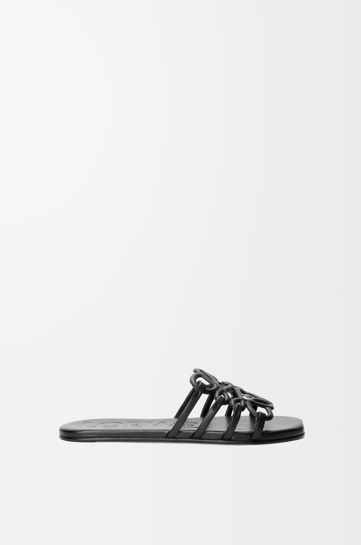 LOEWE Petal Anagram slide in soft calfskin