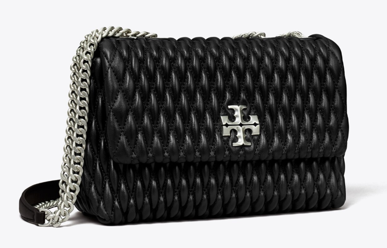 Tory Burch SMALL KIRA RUCHED CONVERTIBLE SHOULDER BAG