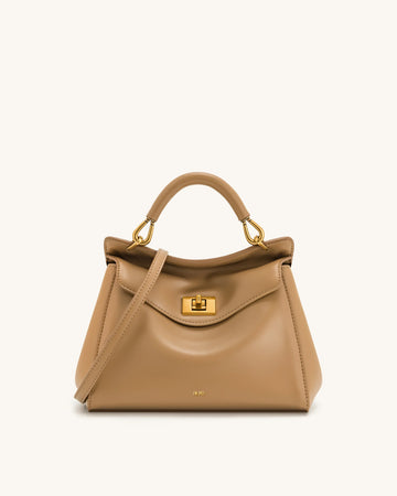 JWPEI Lucia Classic Top Handbag - Brown