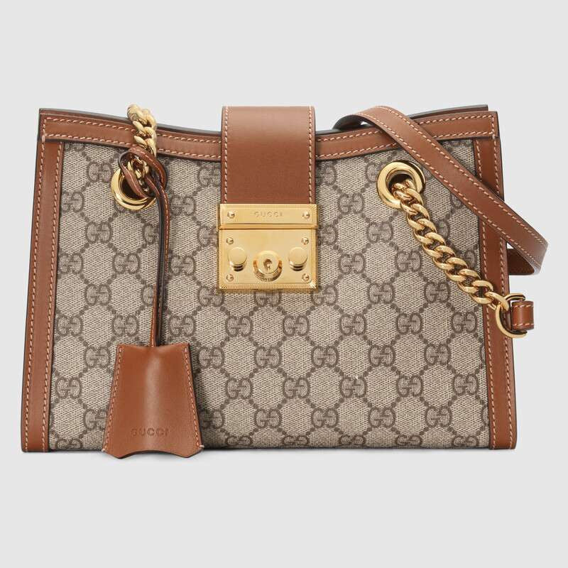 Gucci Padlock Supreme Small GG Shoulder Bag