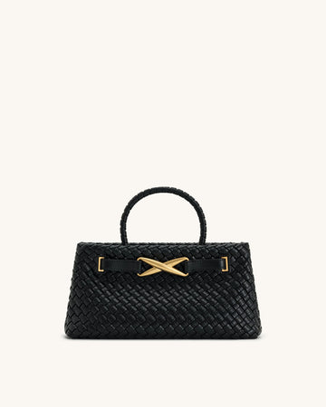 JW PEI Elora Woven Tote Bag - Black