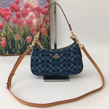 COACH Teri Shoulder Bag Signature