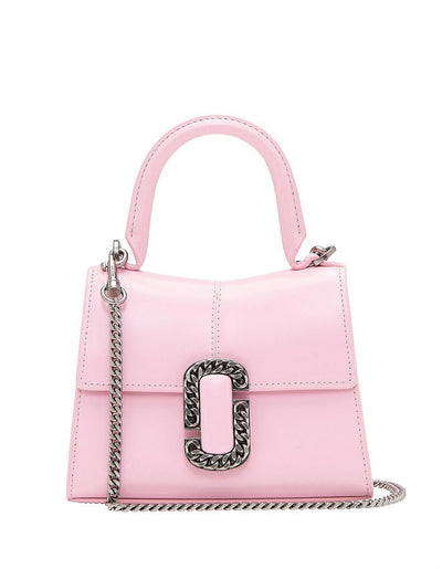 MARC JACOBS The ST. Marc Top Handle Pink Leather Bag
