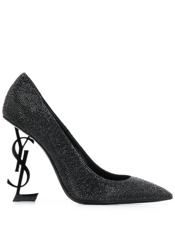 Saint Laurent Opyum glitter pumps