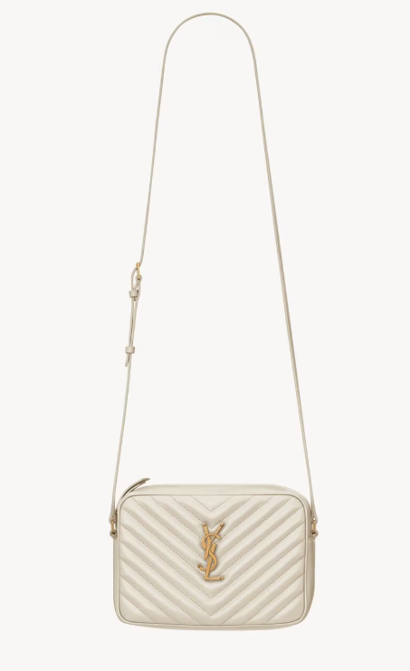 YSL LOU camera bag in quilted leather