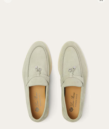 Loro Piana Summer Charms Walk Loafer Suede